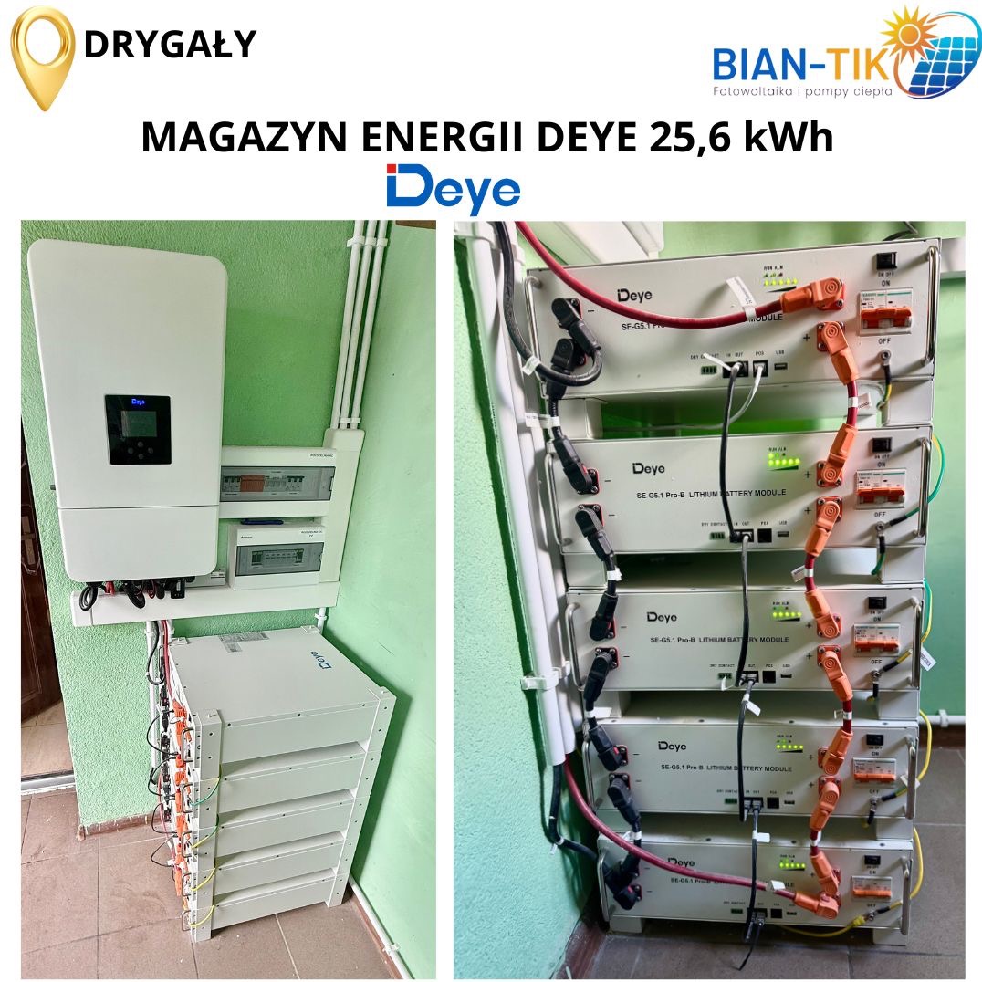 Magazyn energii deye 20,56 kWh