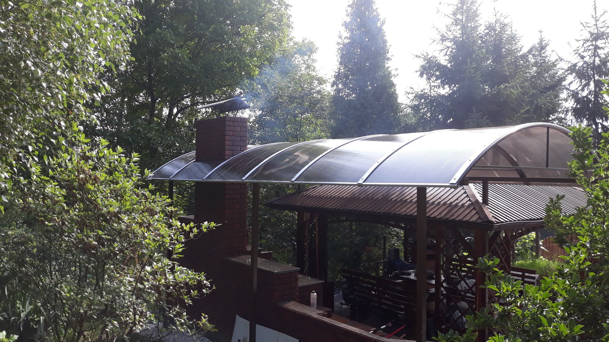 Zadaszenie kuchni zewnętrznej