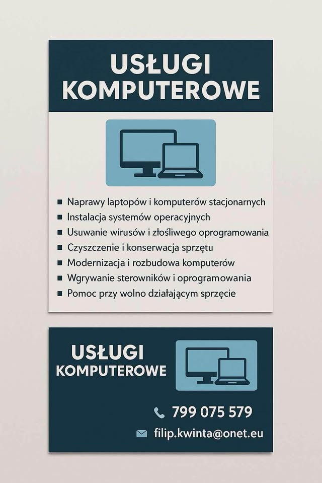 🔧 Komputerowe Pogotowie – Twój Sprzęt w Dobrych Rękach!