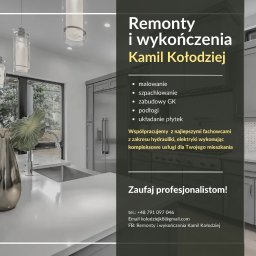 Remonty i wykończenia Kamil Kołodziej - Płytkarz Myślenice