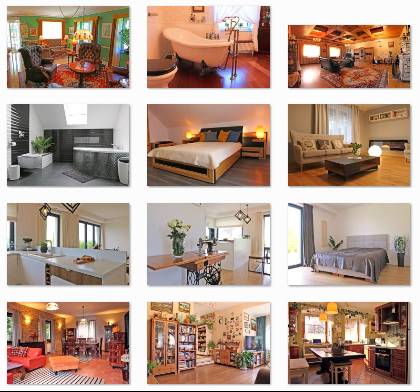 Zrealizowane sesje zdjęciowe domów