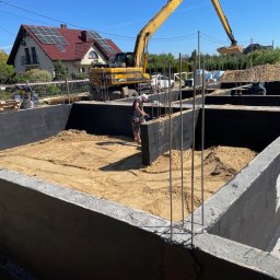 Izolacja ścian fundamentowych.