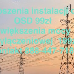 Projektowanie instalacji elektrycznych Sierakowice 3