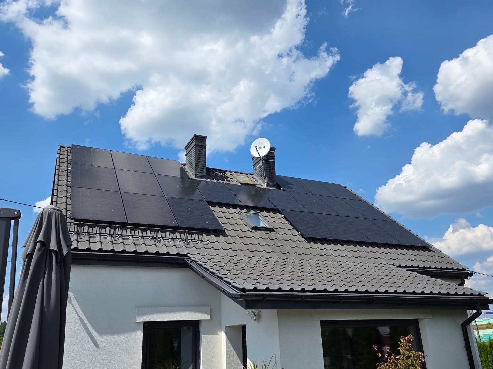 Instalacja 10kw kenslo 440w falownik godowe 10 KW hybryda