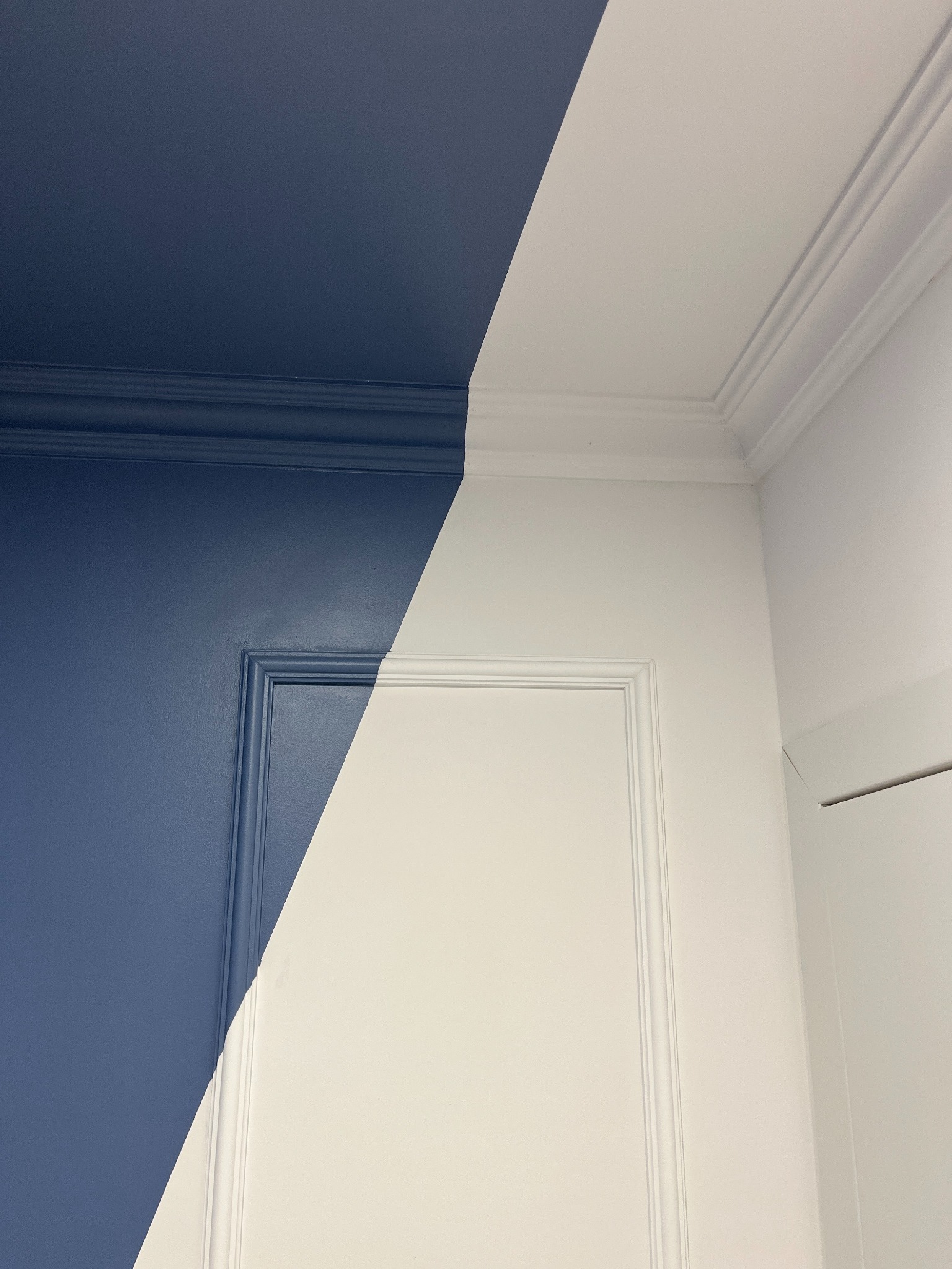 Sztukateria wewnętrzna malowana na kolor