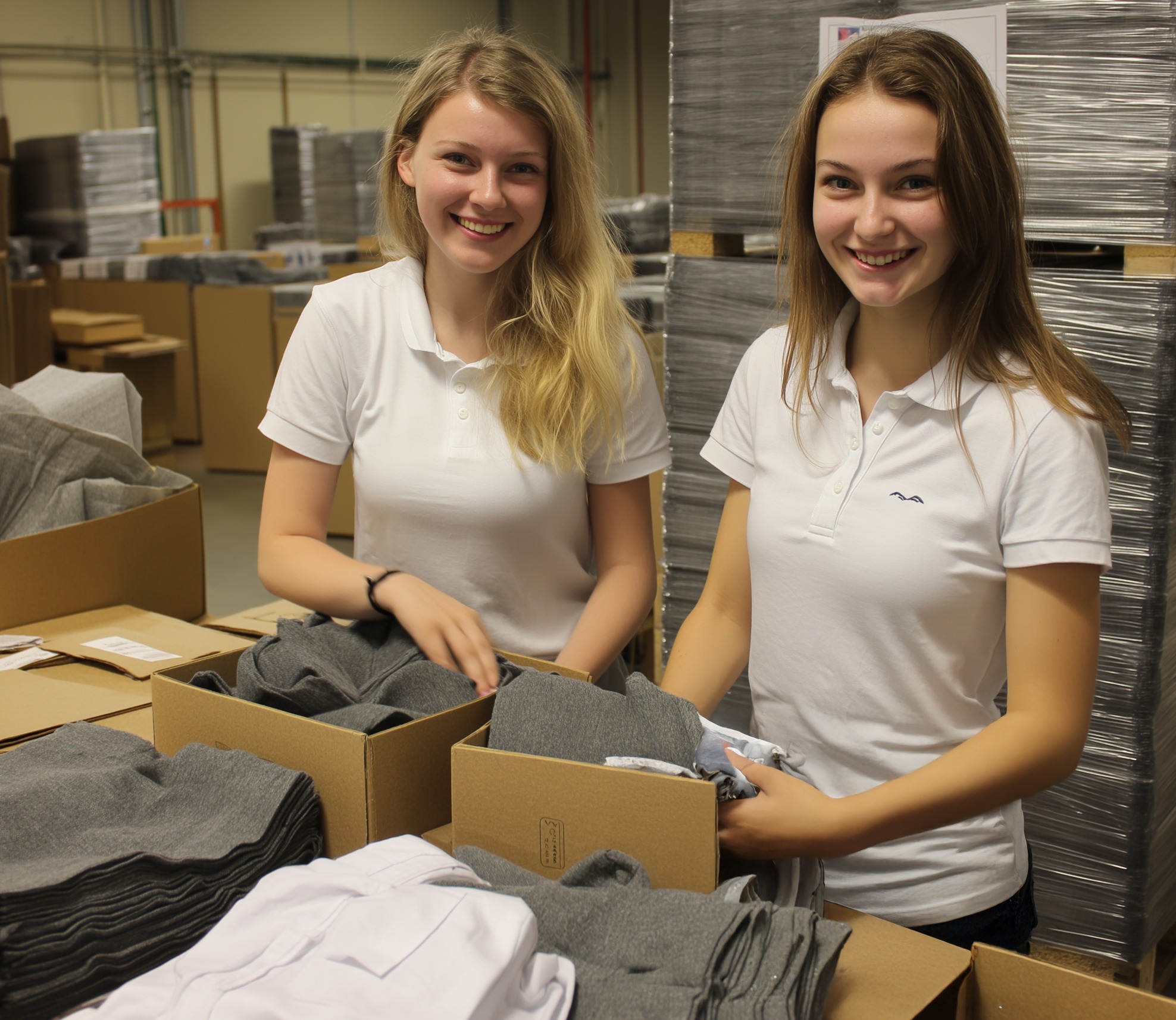 Pakowanie koszulek polo