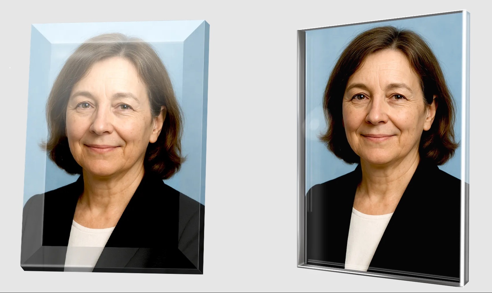 Zdjęcie w krysztale, zdjęcie na pomnik