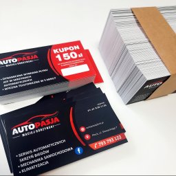 Wizytówki- projekt + druk + wysyłka