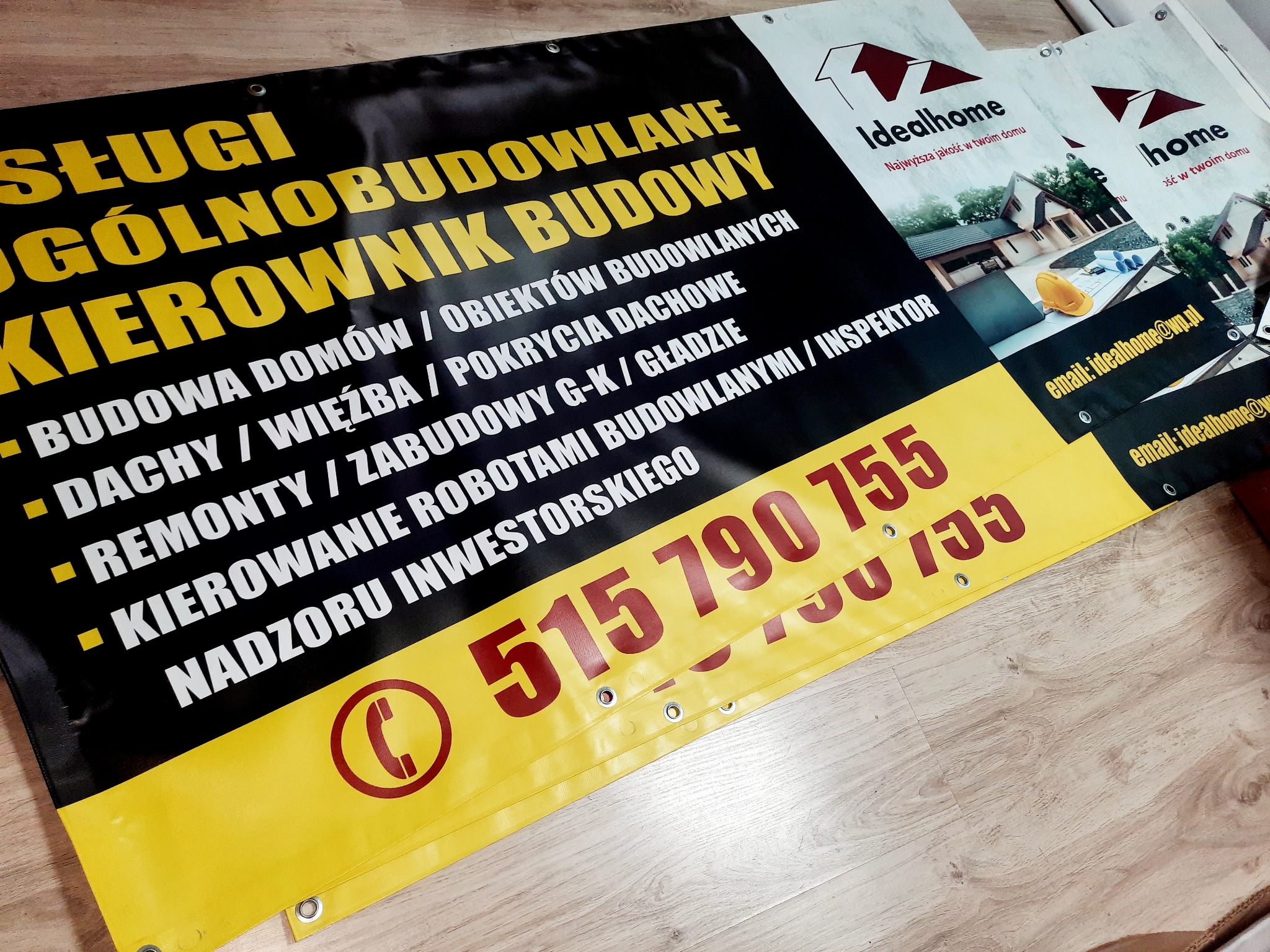 Projekt i druk banerów (odporne na wyblakni ęcia)