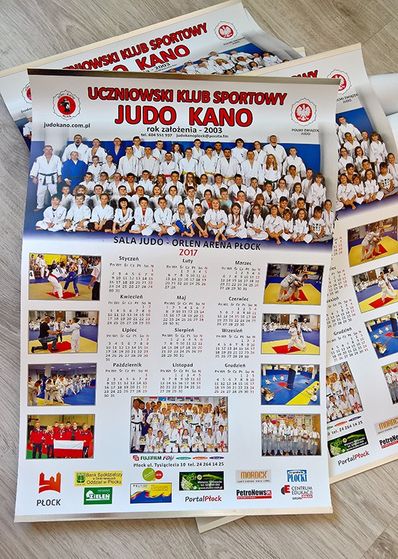 Kalendarze jednoplanszowe, wieloplanszowe, trójdzielne - projekt + druk+ wysyłka