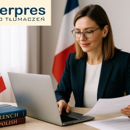 INTERPRES BIURO TŁUMACZEŃ - Tłumaczenia z języka francuskiego na polski i z polskiego na francuski również w formie przysięgłej bez problemu.