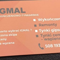 IGMAL ARNOLD GLAZER - Rewelacyjne Tynki Maszynowe Chojnice