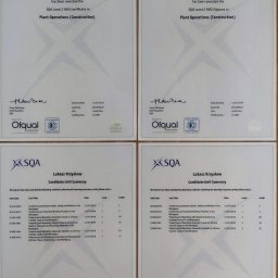 Certyfikaty i kategorie.