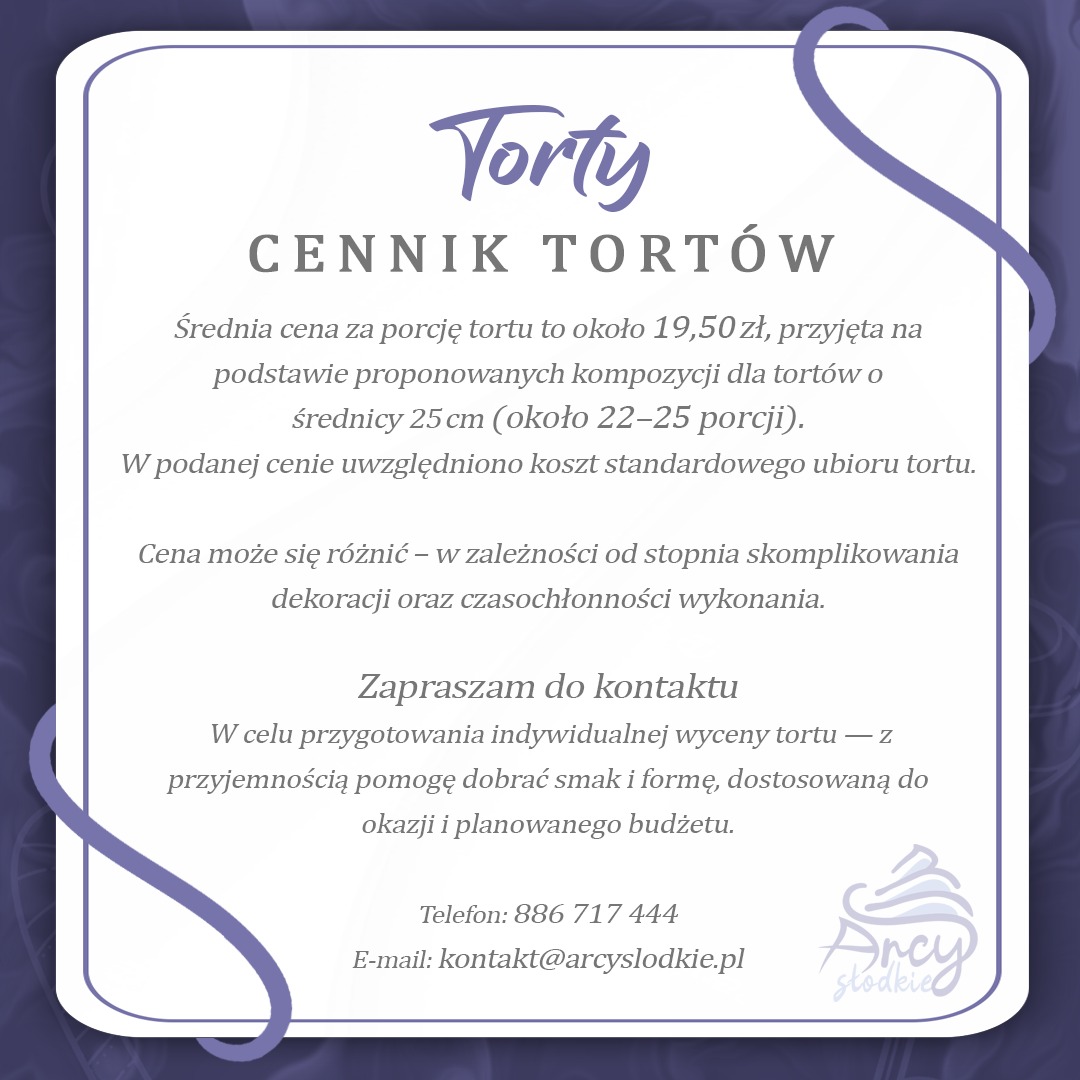 Cennik Tortów