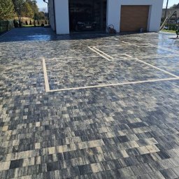 Układanie kostki brukowej Lubień 4