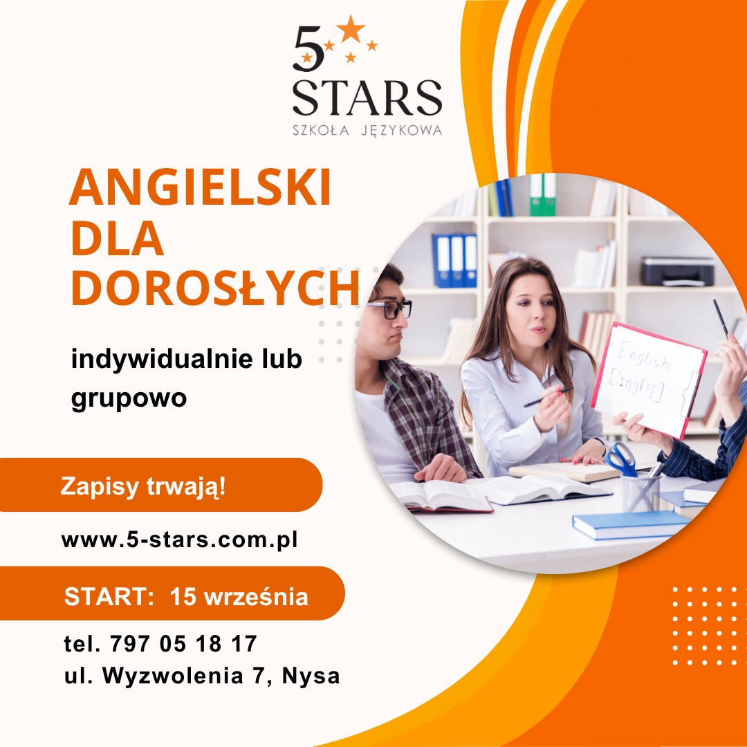 Angielski dla dorosłych - General English, Speaking Sprint, Business English od poziomu A1 do C2