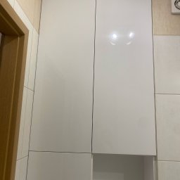 Szafka łazienkowa biały połysk