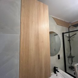 Szafka- zabudowa pieca w łazience