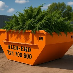 Kontener na odpady zielone, wywóz odpadów – Wrocław 2–7 m³