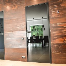 Drzwi szklane czarne