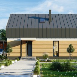 PROJEKT z kolekcji projektów gotowych, 
·         o powierzchni użytkowej 88,24m2,
·         o powierzchni dodatkowej – pomieszczenie techniczne: 2,84m2, 
·         o powierzchni zabudowy 83m2
·         z dachem 40st.