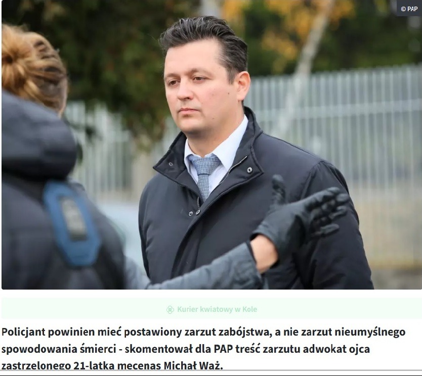 Adwokat Siedlce - Michał Wąż. Konferencja prasowa adwokata Michała Weżą po przyjęciu sprawy.