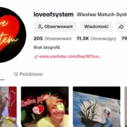 Konto zbudowane od 0 na tiktoku.