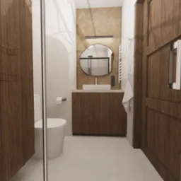 Projekt małej łazienki w Bydgoszczy