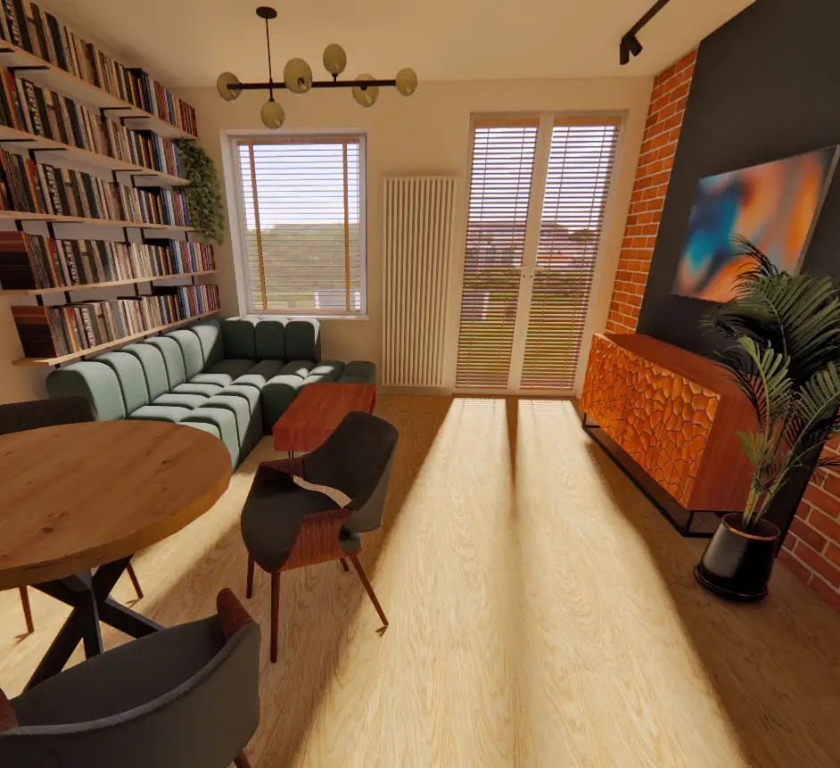 Projekt salonu w Gdańsku