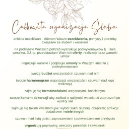 kompleksowa organizacja ślubu