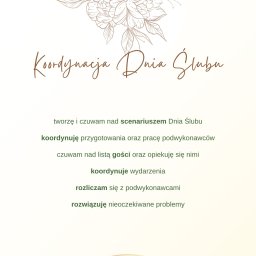 koordynacja dnia ślubu