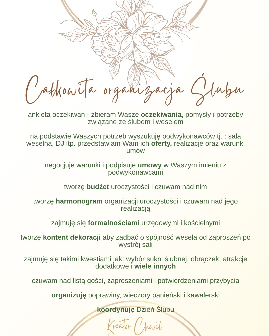 kompleksowa organizacja ślubu