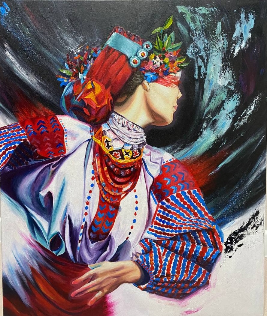 Moja praca inspirowana obrazem Marty Pitchuk.