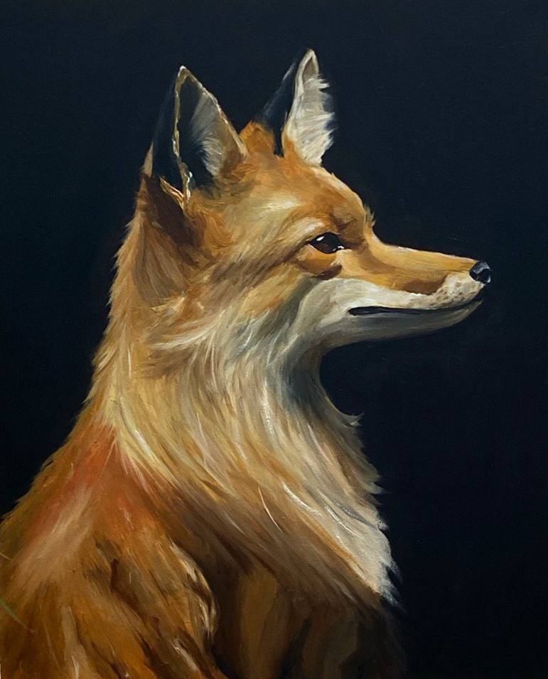 Moja pierwsza praca wykonana farbami olejnymi