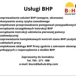 Usługi BHP