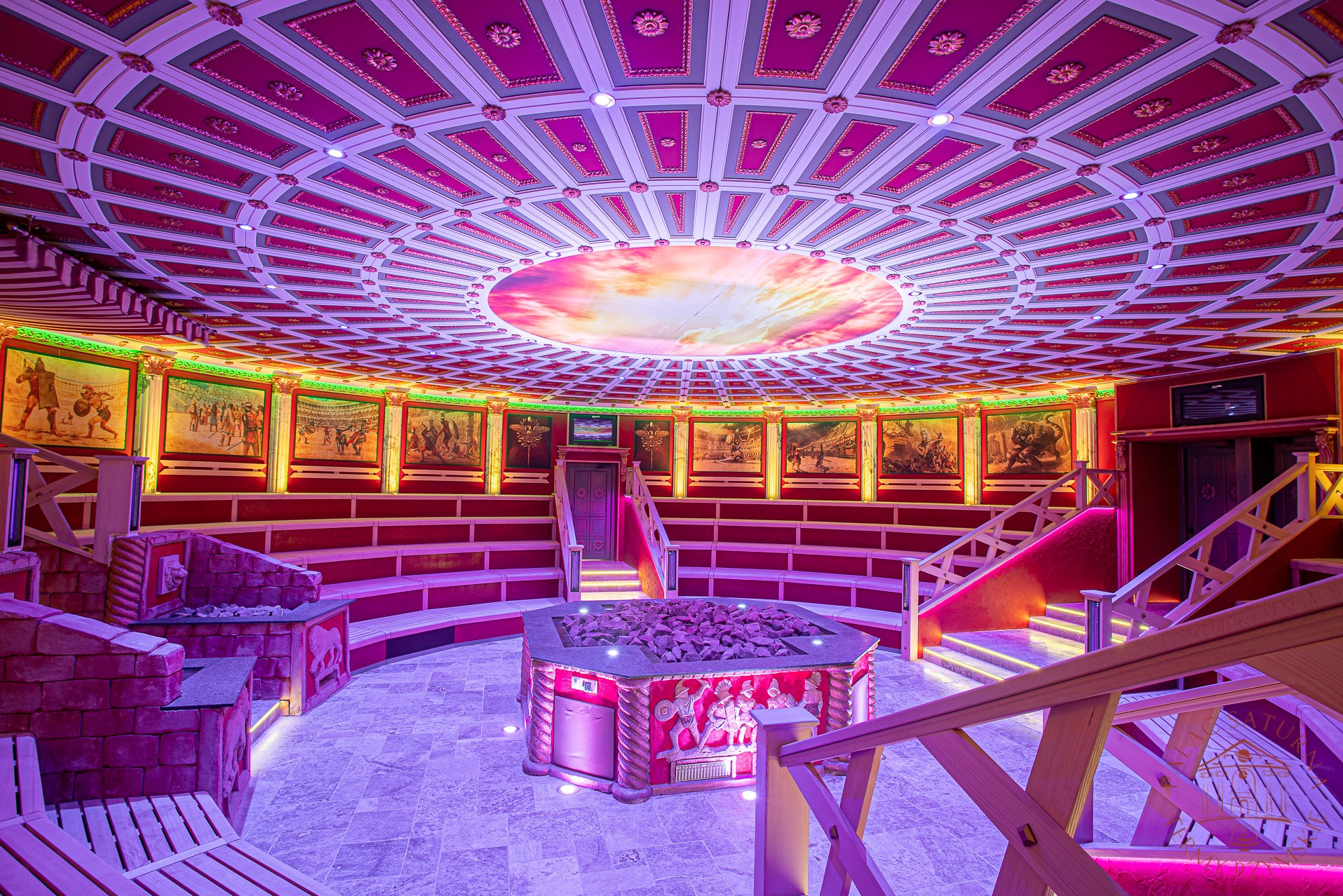 Koloseum, największa sauna świecie której jesteśmy współautorami.