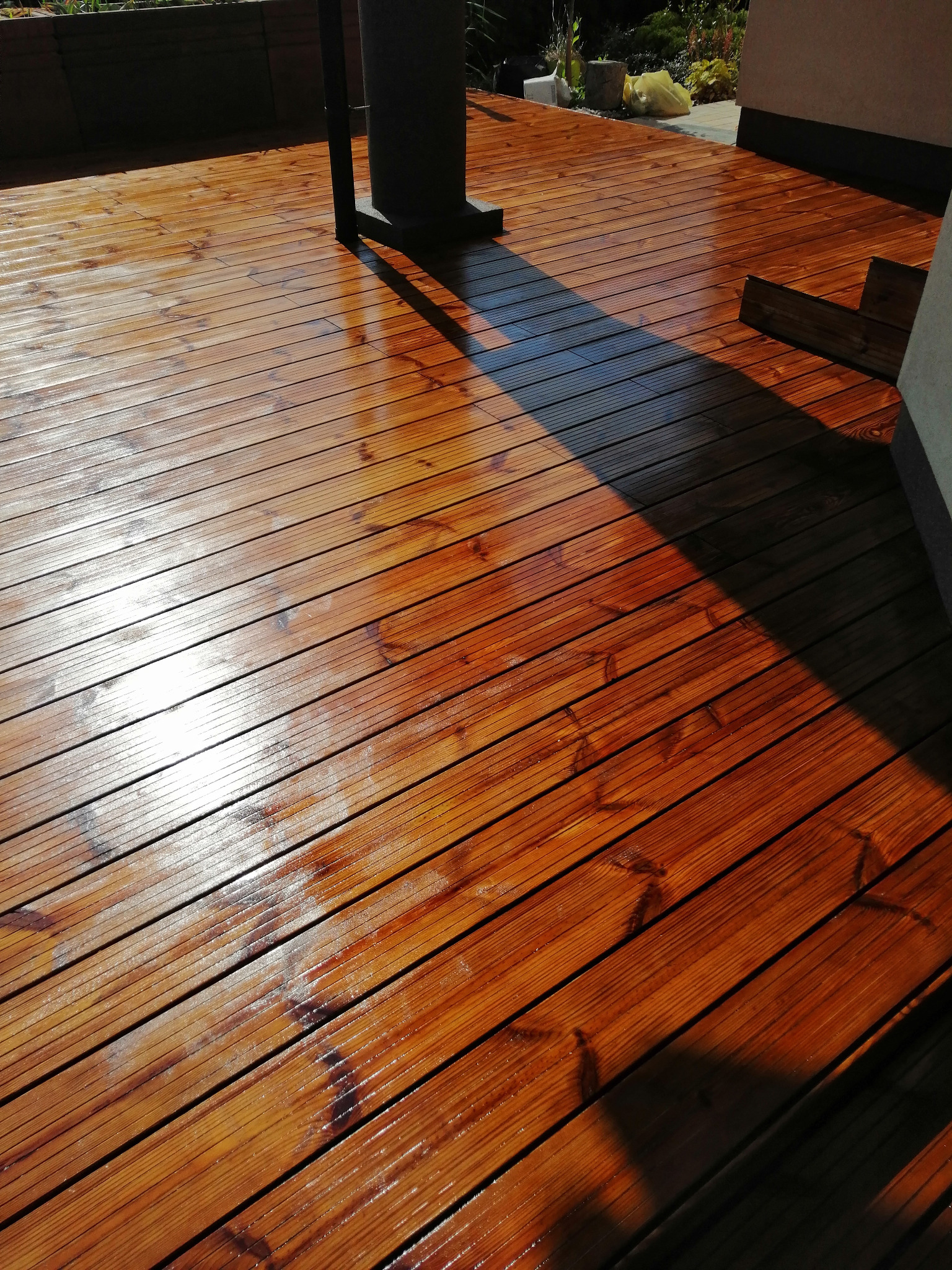 Rezultat naszych prac nad odnowieniem starego tarasu dla klienta prywatnego.