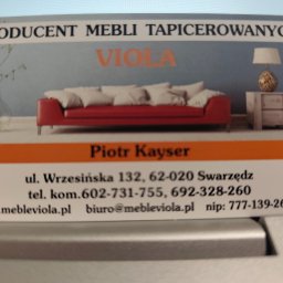 Zakład tapicerski VIOLA - Tapicerstwo Jasin