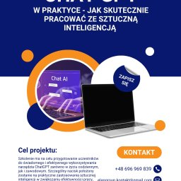 Ulotka szkoleń dofinansowanych z Unii Europejskiej.