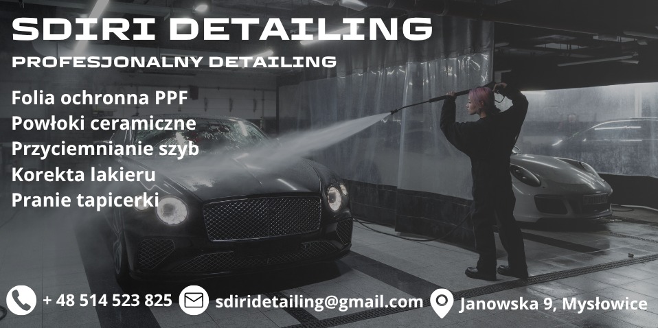 Projekt reklamy wyświetlanej przy giełdzie samochodowej w Mysłowicach.