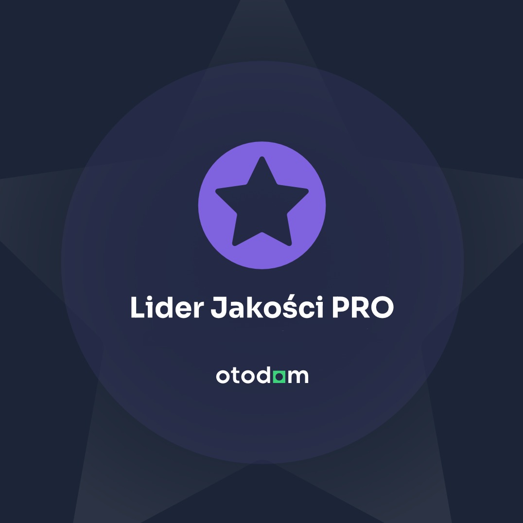 Wielokrotnie zdobyliśmy tytuł Lidera Jakości PRO i znaleźliśmy się wśród 100 najlepszych agencji nieruchomości w Polsce