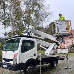 Marek Makuch - prace na wysokości - Podnośniki Koszowe Karpacz