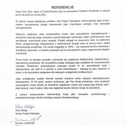 Doświadczenie ze stażu