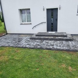 Układanie kostki brukowej Sierakowice 1