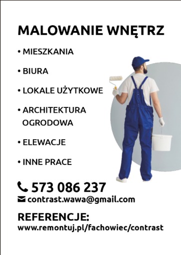 Zapraszam do realizacji Państwa projektów.