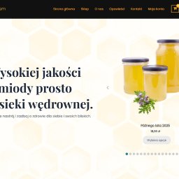 Sklep internetowy.
W 3 tygodnie pozycja w Google urosła o:

Gospodarstwo pasieczne   z 13  do  2
Gospodarstwo pszczelarskie   z 8  do 2 
Pasieka    z 22 do 10
Miód    z 65  do   5
Miody poznan   z  65  do 4