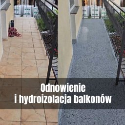 Odnawianie i hydroizolacja balkonów
- żywiczne systemy odporne na wody stojące i ruch pieszy 
- kompleksowe wykonanie z gwarancją

Dystrybucja materiałów, Wykonanie, Doradztwo, Szkolenia