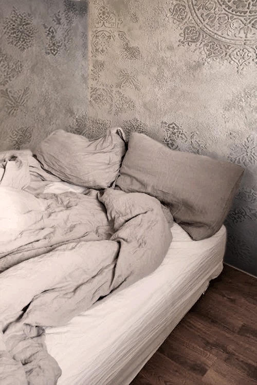 Tynk dekoracyjny - sypialnia