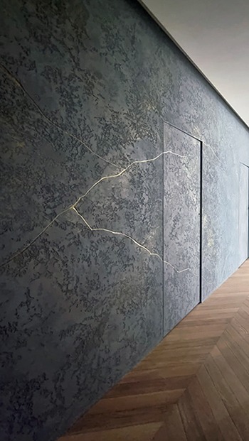 Tynk dekoracyjny - mieszkanie prywatne