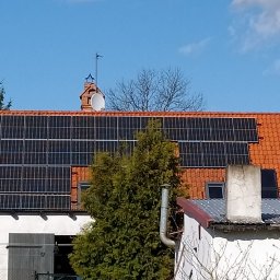 Przykładowa instalacja fotowoltaiczna (14,5 kWp)
Okolice Giżycka